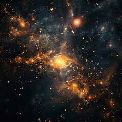 Wall Mural - Cosmic dust and stars