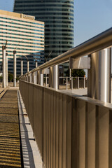 Canvas Print - bridge over the river