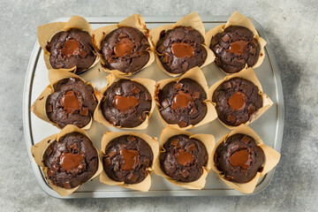 Sticker - Trendy Homemade Chocolate Breakfast Muffins