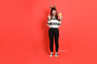 © belrync - Woman wearing Santa hat