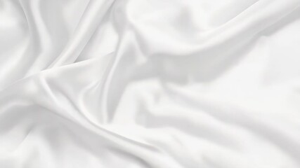 Poster - The fabric flows gracefully, revealing its delicate texture and smoothness, creating an effortless sense of tranquility and elegance in this calming display
