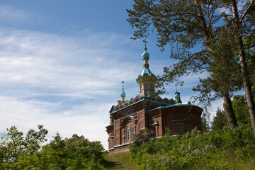 Sticker - Russia Karelia Valaam Island on a sunny summer day