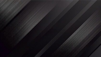 Poster - Dark abstract background with simple transparent diagonal white shadows. Abstract background with squares and Gray gradient . Trendy geometric design