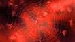 © darkredmon - light red spider webs illustration or light red cobwebs illustration