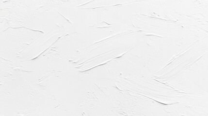 Poster - A textured white wall features smooth and rough patches, displaying artistic brush strokes that reflect recent renovation or design efforts, contributing to a minimalist aesthetic