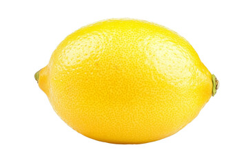 Wall Mural - Whole lemon, clipping path, isolated on a white background