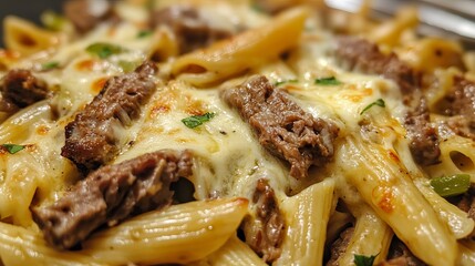 Italian pasta with beef