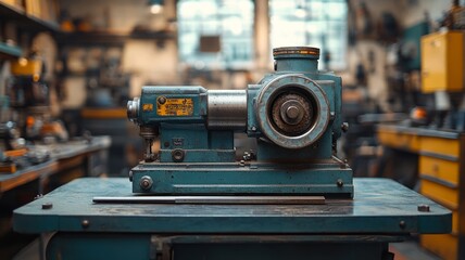 Industrial Machine in a Workshop