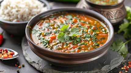 Sticker - Close Up of Indian Curry