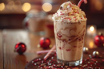 Poster - Christmas Peppermint Mocha with Whipped Cream