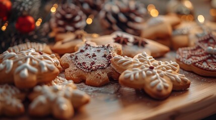 Canvas Print - Gingerbread Cookies for Christmas