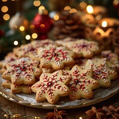 Wall Mural - Christmas Gingerbread Cookies