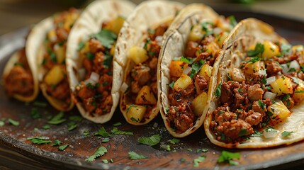 Canvas Print - Delicious Mexican Tacos