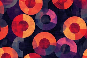 Poster - Inspirational circular motif layout