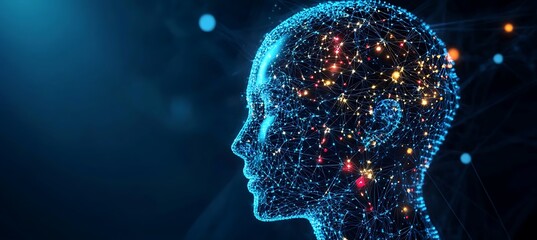 Poster - A futuristic world with AI-driven education systems and virtual learning environments