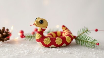 Snake Christmas tree toy.