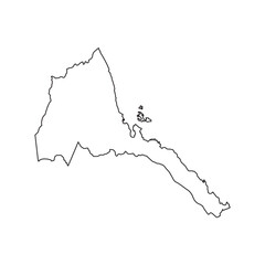 Sticker - Eritrea map icon