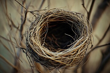 Wall Mural - bird nest in the nest