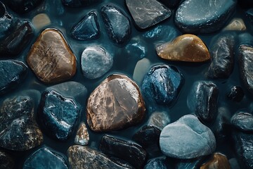 Wall Mural - stones on the beach