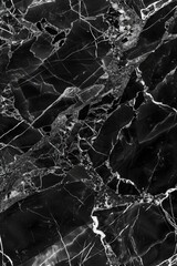Poster - A close-up shot of a smooth marble surface in black and white