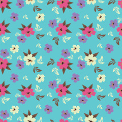 pattern, flower, floral, seamless, wallpaper, vector, design, illustration, decoration, ornament, pink, art, leaf, vintage, decor, texture, flowers, 