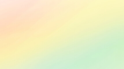 Poster - A pastel gradient background with smooth transitions from light yellow to pale green, creating a fresh and peaceful look.