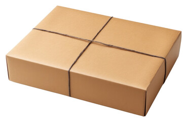 PNG Shipping package cardboard carton box.