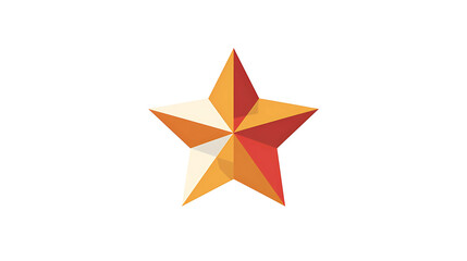 Sticker - A colorful, five-pointed star icon.