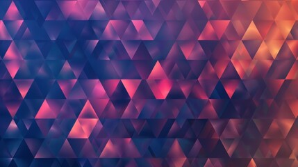 Poster - An Abstract Geometric Pattern Featuring Vibrant Colors and Striking Triangular Shapes Throughout its Design