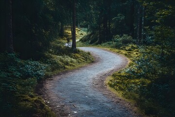 Road in the forest