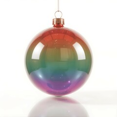 holiday-themed christmas ornament isolated for festive tree decor