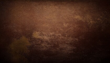 Wall Mural - Gritty grunge brown texture background with vignette and aged appearance