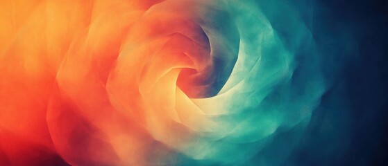 Poster - Abstract blurred background with a vintage geometric texture featuring a spiral design ideal for artwork fabric digital printing or card design