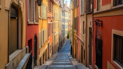 Wall Mural - The historic city of Lyon with its narrow medieval streets and Renaissance architecture.