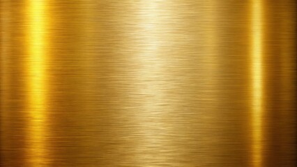 Shimmering Gold Metallic Texture Background with Chrome Sheet Metal Shine