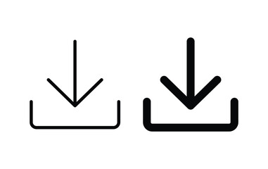 Fototapete - download icon vector