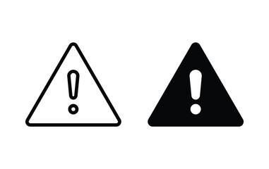 Poster - Warning icon vector