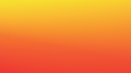 Yellow and orange gradient with stripes line abstract background vector image