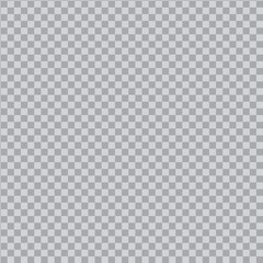 Poster - Checkered transparent pattern. Grey grid background. Vector texture.