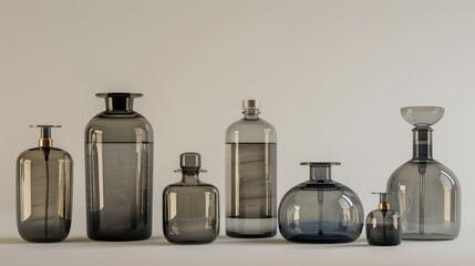 Canvas Print - Glass Bottles