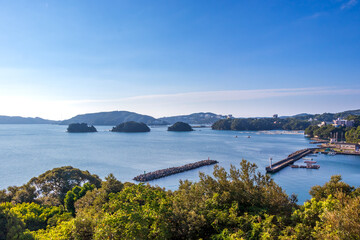 夏の鳥羽湾の風景