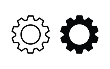Poster - Gear icon, Setting sign vector