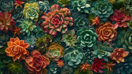 Canvas Print - Succulents