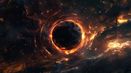 Wall Mural - Cosmic Firestorm