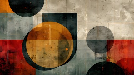 Poster - Abstract grunge background with space for your text. 3d illustration - Generated AI