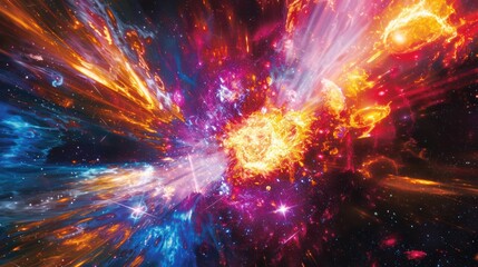 Wall Mural - Cosmic Explosion