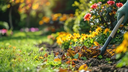 Sticker - Gardening in Autumn