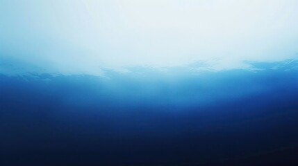 Poster - Underwater View with a Blue Haze