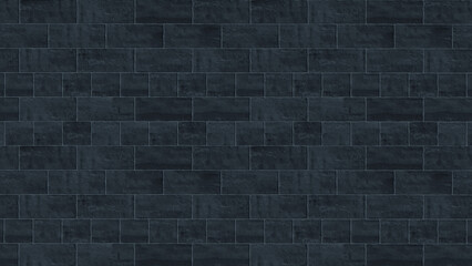 Wall Mural - Brick wall dark gray For interior wall materials