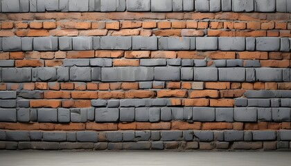 Wall Mural - Textured Grey Brick Wall Background